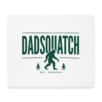 DadSquatch Motif with Bigfoot - Mouse Pad (horizontal) - white - Front