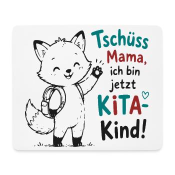 Kita Abschied – Kleiner Fuchs - Mousepad (Querformat) - Weiß - Vorne