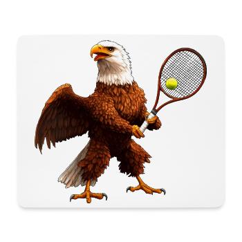 Tennis Adler Eagle - Mousepad (Querformat) - Weiß - Vorne
