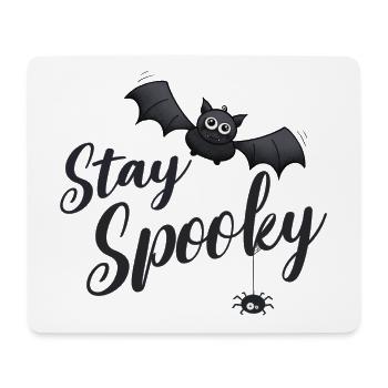 Stay Spooky Fledermaus - Mousepad (Querformat) - Weiß - Vorne