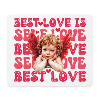 Valentines Day Cupid Self Love - Mouse Pad (horizontal) - white - Front