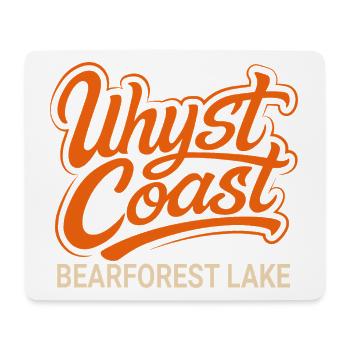 Uhyst Coast Spree Bärwalder See Bearforest Lake or - Mousepad (Querformat) - Weiß - Vorne