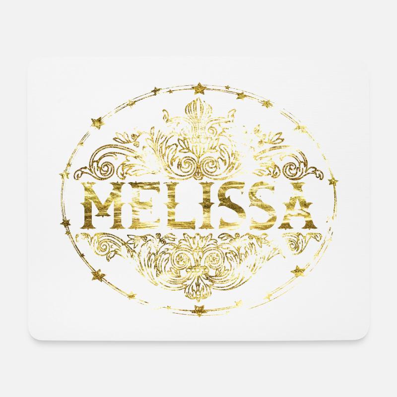 Melissa - Mousepad (Querformat) - Weiß