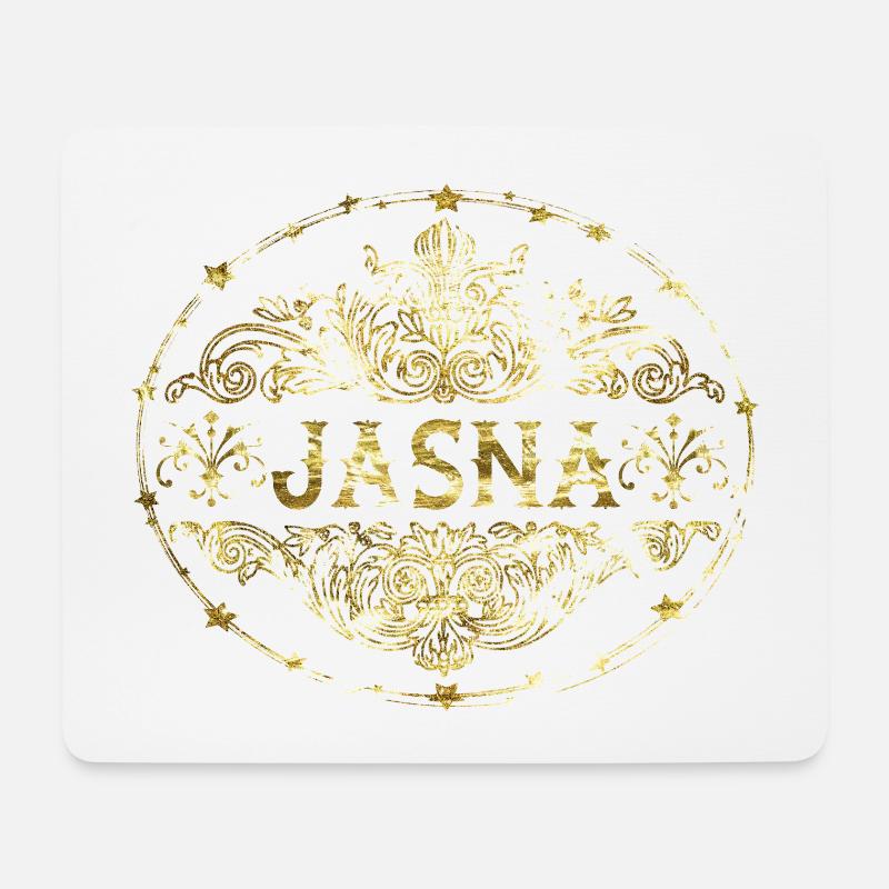 Jasna - Mousepad (Querformat) - Weiß