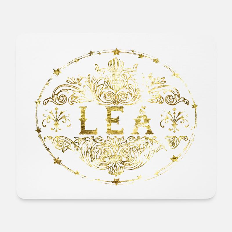 Lea - Mousepad (Querformat) - Weiß