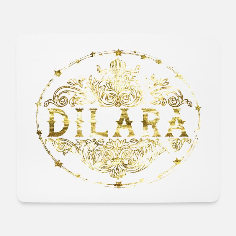 Dilara - Mousepad (Querformat) - Weiß