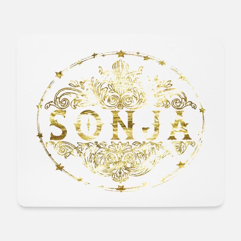 Sonja - Mousepad (Querformat) - Weiß