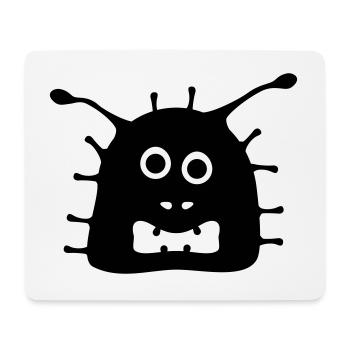 Covi le virus corona fou - Tapis de souris (format paysage) - blanc - Devant