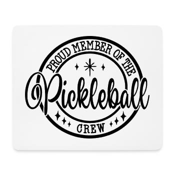 Pickleball crew proud member Geschenk - Mousepad (Querformat) - Weiß - Vorne