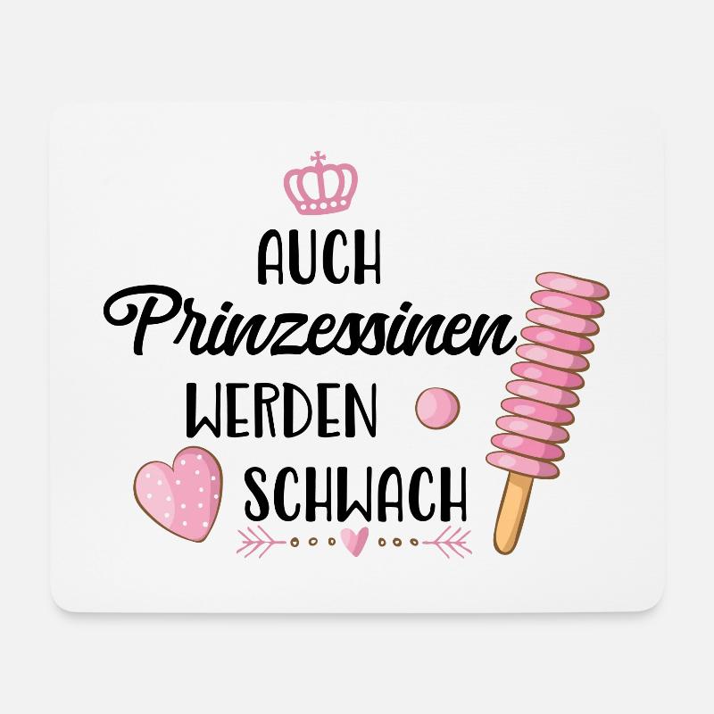 lustige Sprüche - Mousepad (Querformat) - Weiß