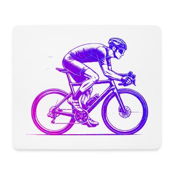Roadbike Grafik für Rennrad - Mousepad (Querformat) - Weiß - Vorne