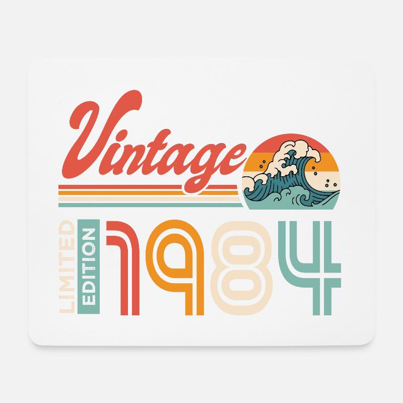 1984 Geburtstagsgeschenk Jahrgang 1984 - Mousepad (Querformat) - Weiß
