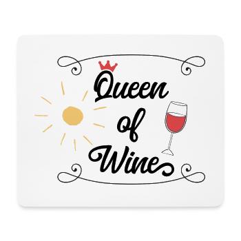 wein - Mousepad (Querformat) - Weiß - Vorne