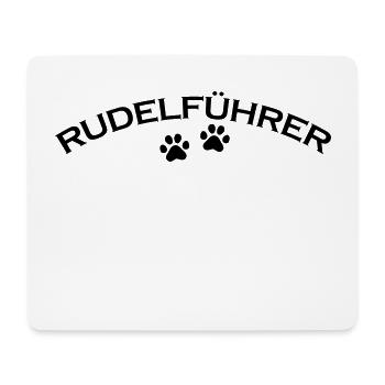 Rudelführer, 1fb - Mousepad (Querformat) - Weiß - Vorne