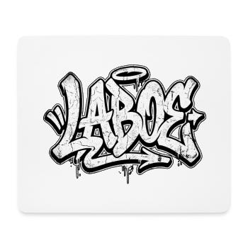 Laboe Graffiti Oldschool Hip Hop - Tapis de souris (format paysage) - blanc - Devant