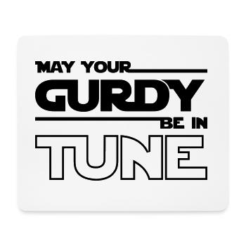 kann in Ihrer Leier tune - Mousepad (Querformat) - Weiß - Vorne