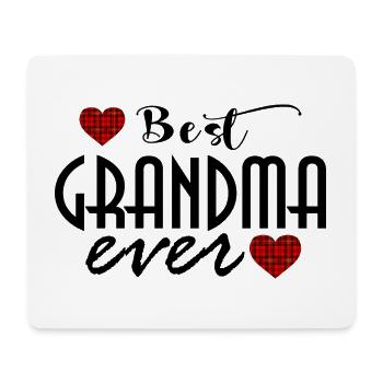 Best Grandma Ever - Mouse Pad (horizontal) - white - Front