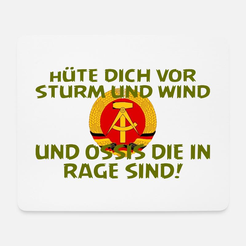 SSW27 OSSIS IN RAGE - Mousepad (Querformat) - Weiß