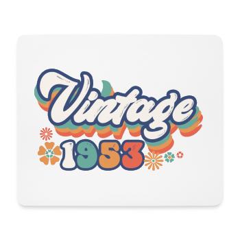 1953 Anniversaire 70 ans Vintage - Tapis de souris (format paysage) - blanc - Devant