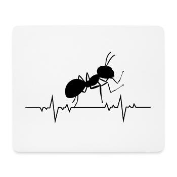 Ant Keeping Keeper Collector Insects Heartbeat - Mouse Pad (horizontal) - white - Front