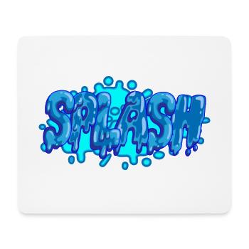 Splash graffiti lettering - Mouse Pad (horizontal) - white - Front