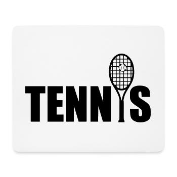 Tennis - Mouse Pad (horizontal) - white - Front