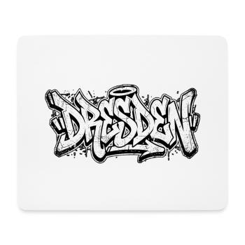Dresden Graffiti Hip Hop - Mouse Pad (horizontal) - white - Front