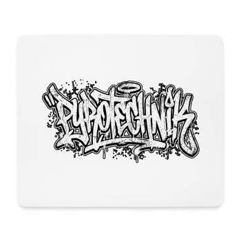 Pyrotechnics Graffiti Handwriting Day - Mouse Pad (horizontal) - white - Front