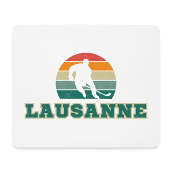 Lausanne, ma ville ! - Tapis de souris (format paysage) - blanc - Devant