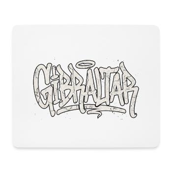 Gibraltar Graffiti Hip Hop - Mouse Pad (horizontal) - white - Front