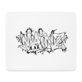 Mainz Handwriting Graffiti - Mouse Pad (horizontal) - white - Front