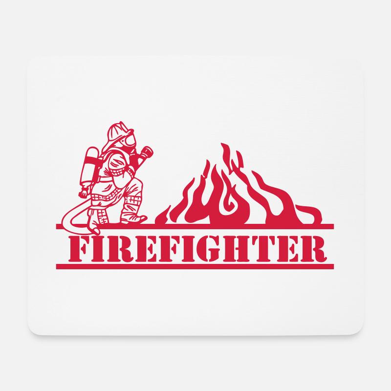 Freiwillige Feuerwehr , Shirt ,Firefigther ...(25) - Mousepad (Querformat) - Weiß