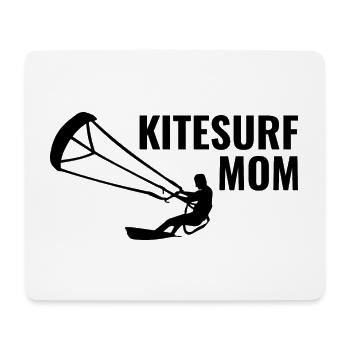 Kitesurfen Kiteboarding Kiteboarder Kitesurf Mama - Mousepad (Querformat) - Weiß - Vorne