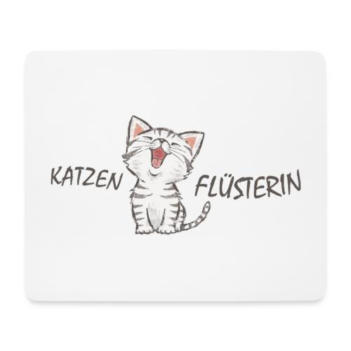 cute cat flüsterin - Mousepad (Querformat)