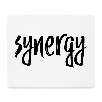 Synergie - Tapis de souris (format paysage) - blanc - Devant