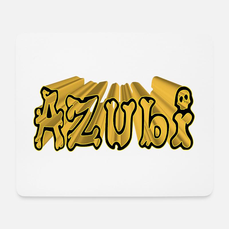 Azubi - Mousepad (Querformat) - Weiß
