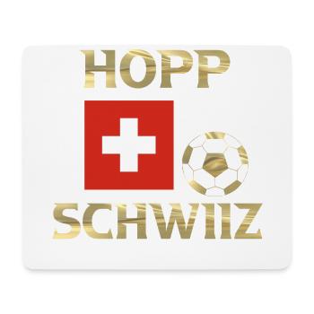 Hopp Schwiiz - Mouse Pad (horizontal) - white - Front