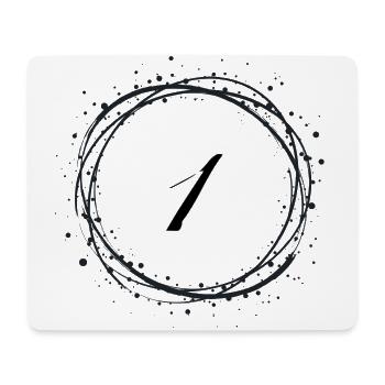 1 - Mousepad (Querformat) - Weiß - Vorne