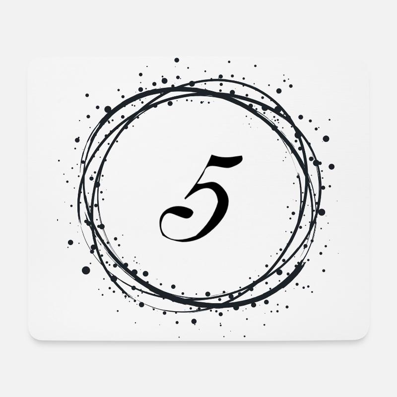 5 - Mousepad (Querformat) - Weiß