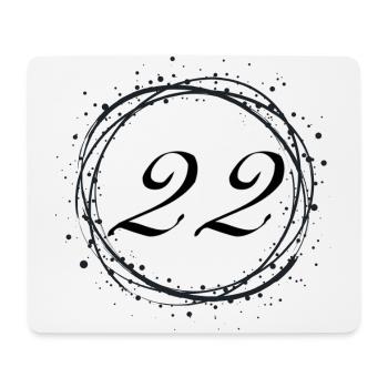 22 - Tapis de souris (format paysage) - blanc - Devant