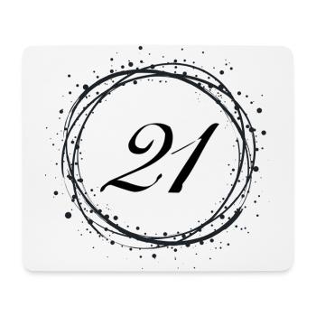 21 - Mouse Pad (horizontal) - white - Front