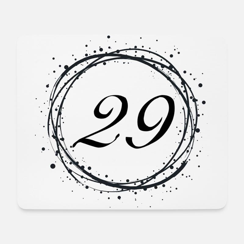29 - Mousepad (Querformat) - Weiß
