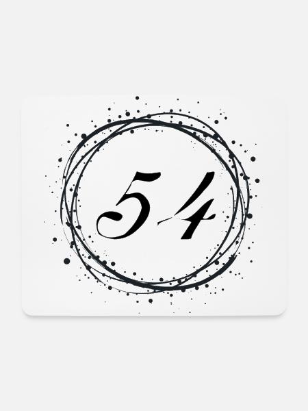 54 - Mousepad (Querformat) - Weiß