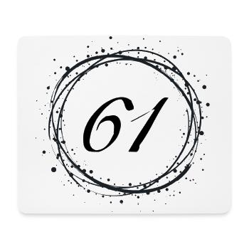 61 - Mouse Pad (horizontal) - white - Front