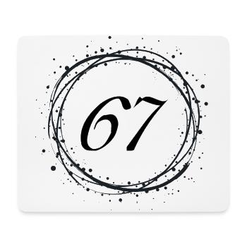 67 - Mouse Pad (horizontal) - white - Front