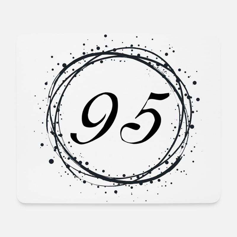 95 - Mousepad (Querformat) - Weiß