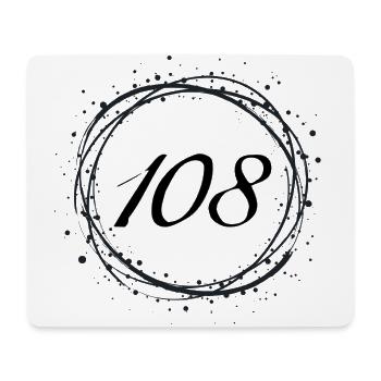 108 - Tapis de souris (format paysage) - blanc - Devant