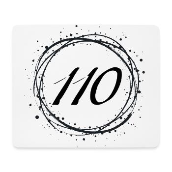 110 - Tapis de souris (format paysage) - blanc - Devant