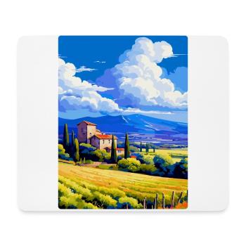 Provence Frankreich Vintage Reiseplakat Souvenir WPA - Mousepad (Querformat) - Weiß - Vorne