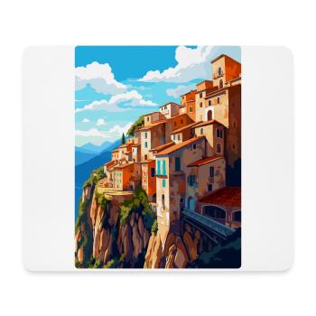 Cuenca Spain Vintage Travel Poster WPA Souvenir - Mouse Pad (horizontal) - white - Front